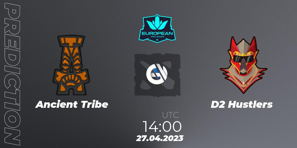 Prognose für das Spiel Ancient Tribe VS D2 Hustlers. 27.04.23. Dota 2 - European Pro League Season 8