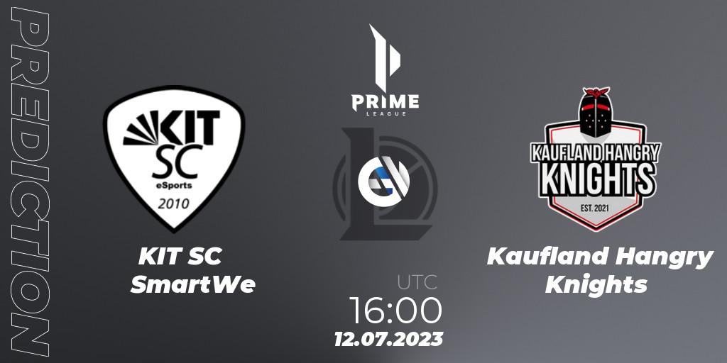 Prognose für das Spiel KIT SC SmartWe VS Kaufland Hangry Knights. 12.07.2023 at 16:00. LoL - Prime League 2nd Division Summer 2023