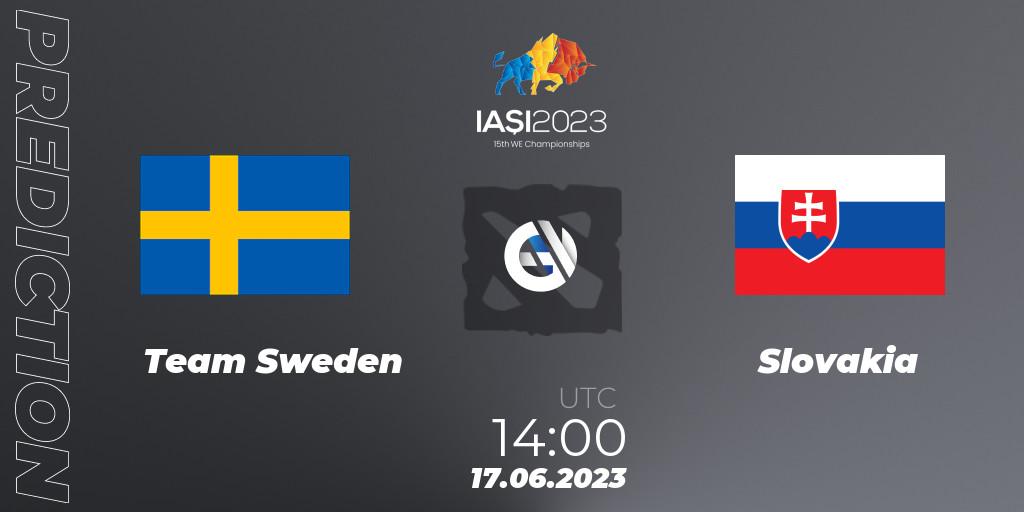 Prognose für das Spiel Team Sweden VS Slovakia. 17.06.23. Dota 2 - IESF Europe A Qualifier 2023