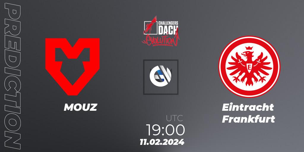 Prognose für das Spiel MOUZ VS Eintracht Frankfurt. 11.02.24. VALORANT - VALORANT Challengers 2024 DACH: Evolution Split 1