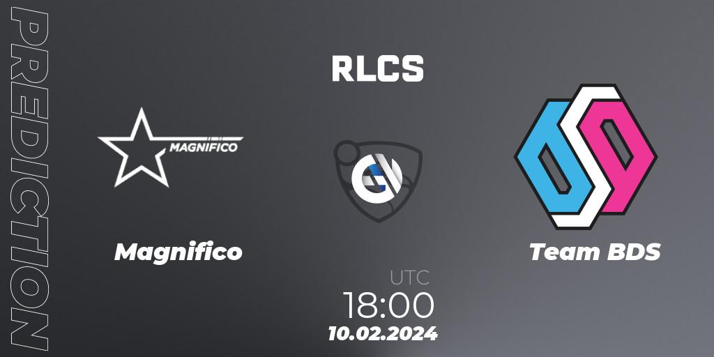 Prognose für das Spiel Magnifico VS Team BDS. 10.02.24. Rocket League - RLCS 2024 - Major 1: Europe Open Qualifier 1