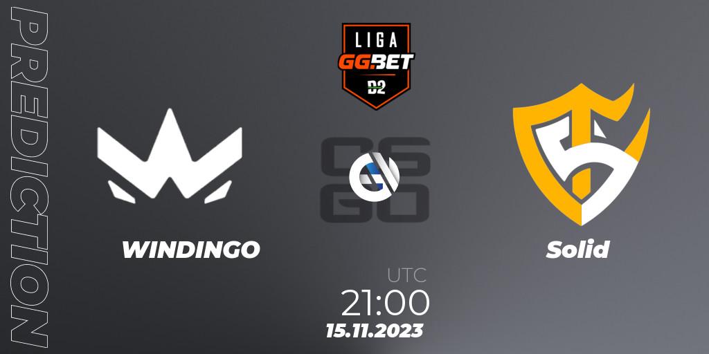 Prognose für das Spiel WINDINGO VS Solid. 21.11.2023 at 21:00. Counter-Strike (CS2) - Dust2 Brasil Liga Season 2