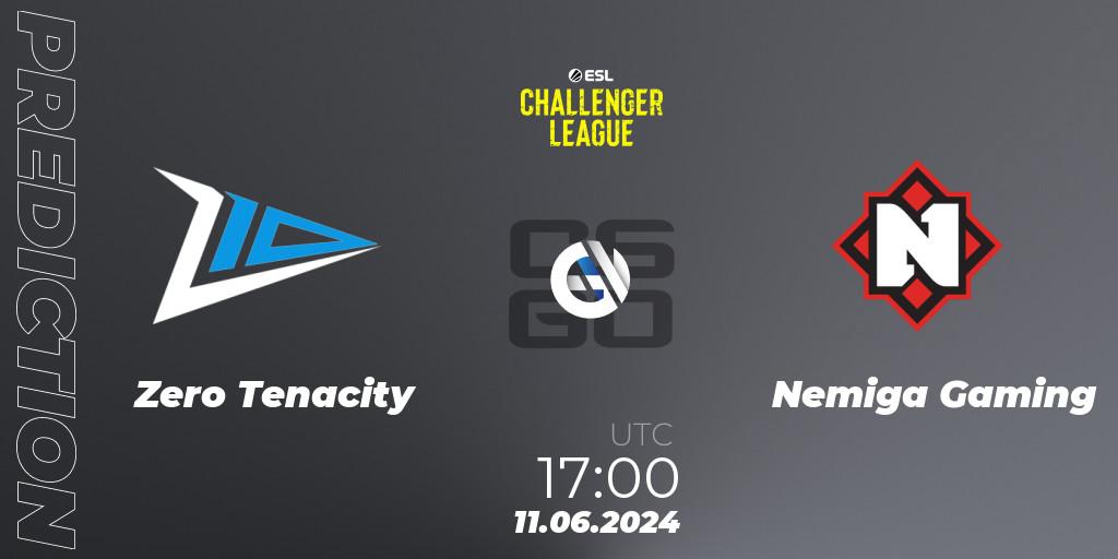 Prognose für das Spiel Zero Tenacity VS Nemiga Gaming. 15.06.2024 at 17:00. Counter-Strike (CS2) - ESL Challenger League Season 47 Relegation: Europe