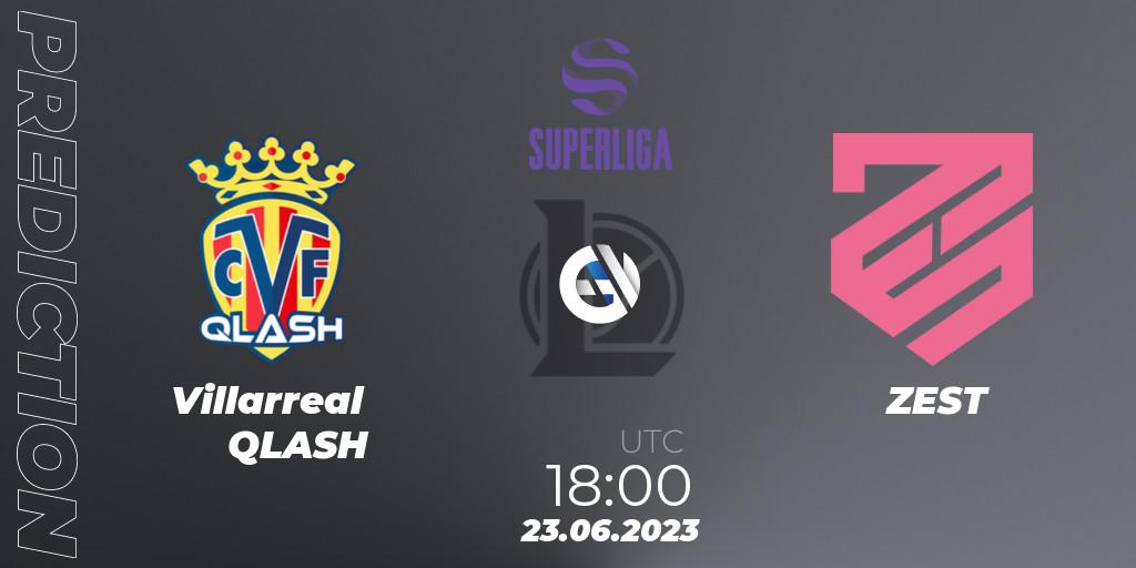 Prognose für das Spiel Villarreal QLASH VS ZEST. 23.06.23. LoL - LVP Superliga 2nd Division 2023 Summer