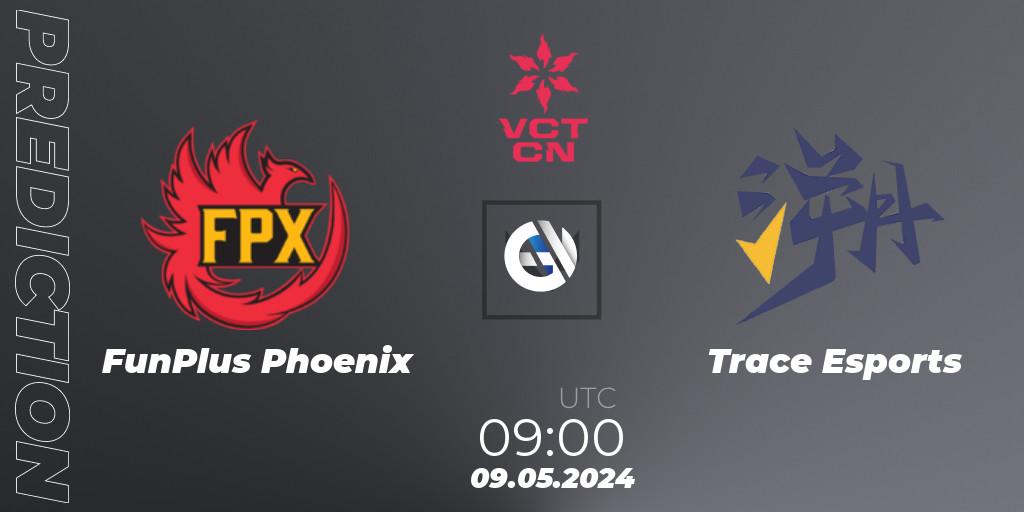 Prognose für das Spiel FunPlus Phoenix VS Trace Esports. 09.05.2024 at 09:00. VALORANT - VCT 2024: China Stage 1