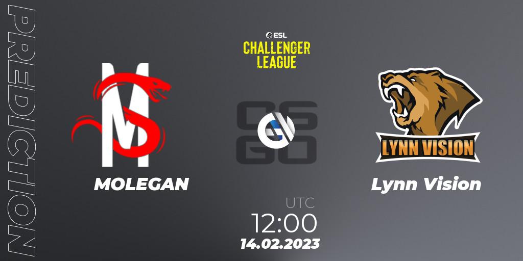 Prognose für das Spiel MOLEGAN VS Lynn Vision. 14.02.23. CS2 (CS:GO) - ESL Challenger League Season 44: Asia-Pacific