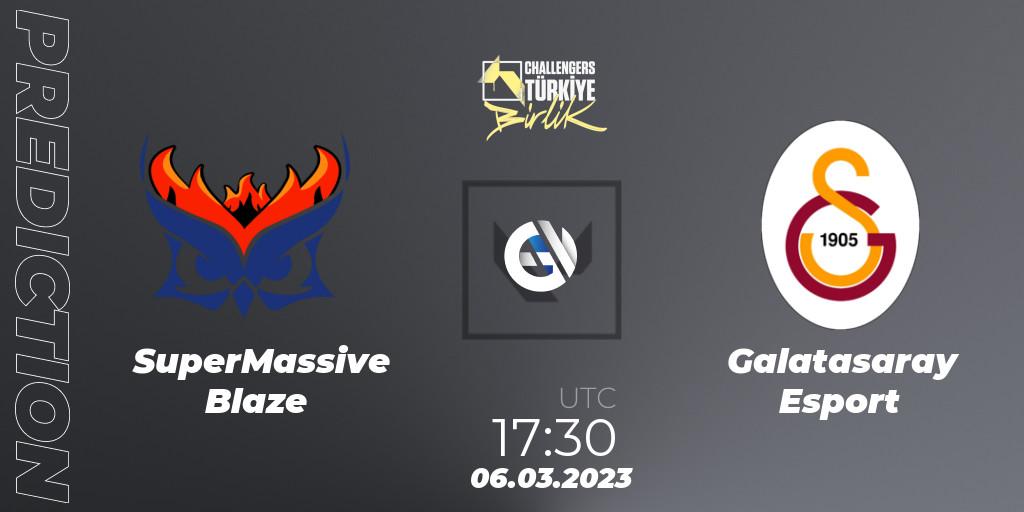 Prognose für das Spiel SuperMassive Blaze VS Galatasaray Esport. 06.03.23. VALORANT - VALORANT Challengers 2023 Turkey: Birlik Split 1