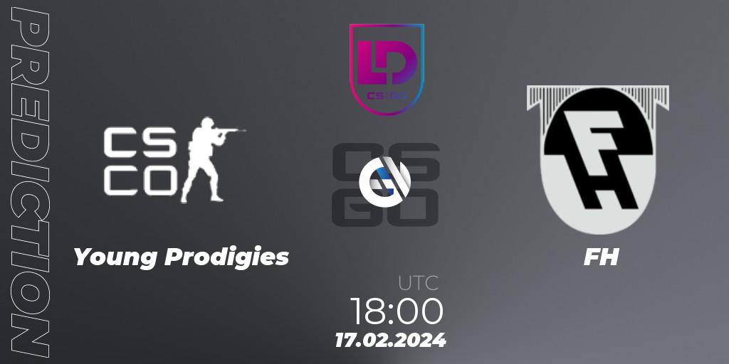 Prognose für das Spiel Young Prodigies VS FH. 17.02.24. CS2 (CS:GO) - Icelandic Esports League Season 8: Regular Season