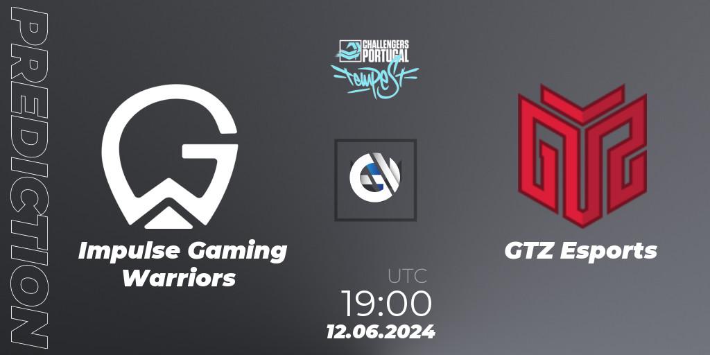 Prognose für das Spiel Impulse Gaming Warriors VS GTZ Esports. 12.06.2024 at 18:00. VALORANT - VALORANT Challengers 2024 Portugal: Tempest Split 2