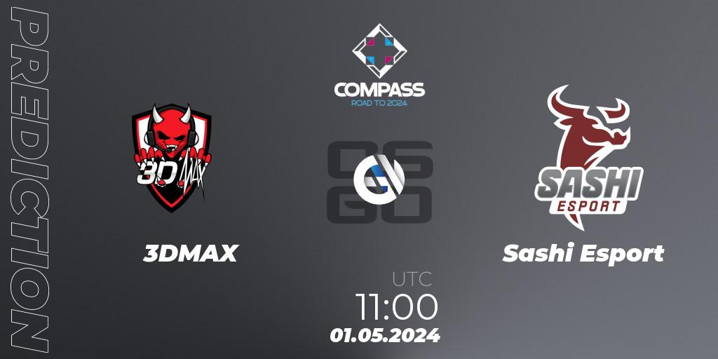 Prognose für das Spiel 3DMAX VS Sashi Esport. 01.05.2024 at 11:00. Counter-Strike (CS2) - YaLLa Compass Spring 2024