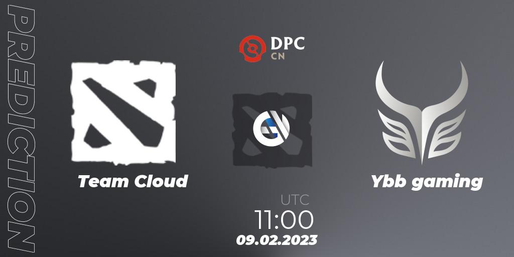 Prognose für das Spiel Team Cloud VS Ybb gaming. 09.02.23. Dota 2 - DPC 2022/2023 Winter Tour 1: CN Division II (Lower)