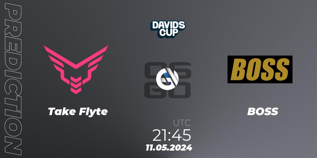 Prognose für das Spiel Take Flyte VS BOSS. 11.05.2024 at 21:45. Counter-Strike (CS2) - David's Cup 2024