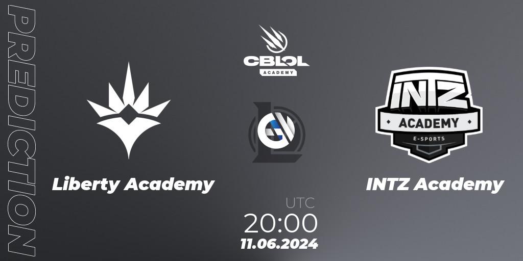 Prognose für das Spiel Liberty Academy VS INTZ Academy. 11.06.2024 at 20:00. LoL - CBLOL Academy 2024