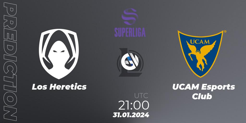 Prognose für das Spiel Los Heretics VS UCAM Esports Club. 31.01.2024 at 21:00. LoL - Superliga Spring 2024 - Group Stage