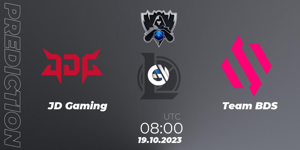 Prognose für das Spiel JD Gaming VS Team BDS. 19.10.23. LoL - Worlds 2023 LoL - Group Stage