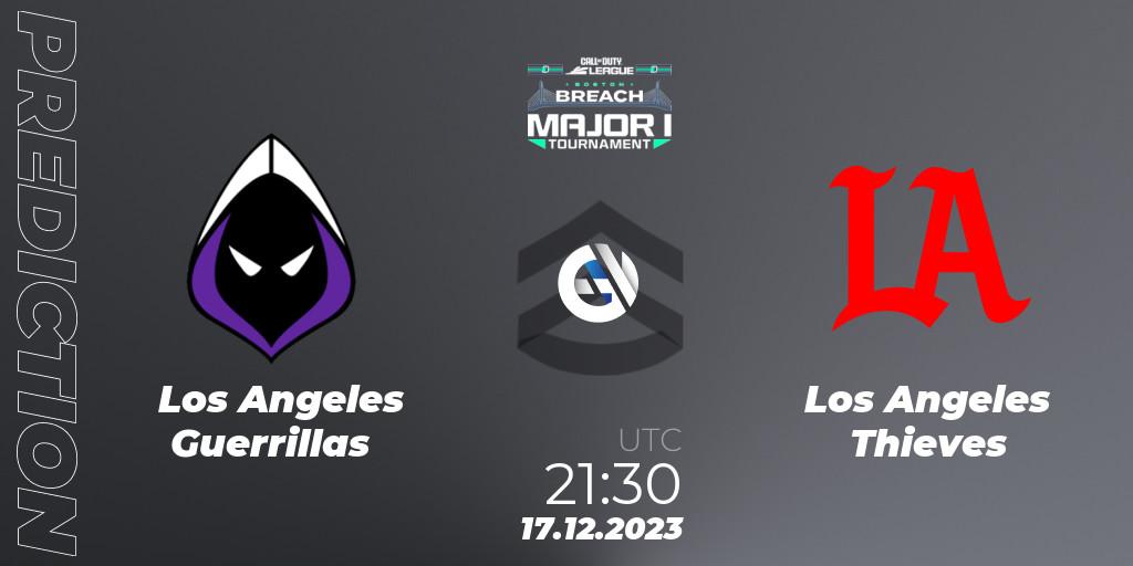 Prognose für das Spiel Los Angeles Guerrillas VS Los Angeles Thieves. 17.12.2023 at 21:30. Call of Duty - Call of Duty League 2024: Stage 1 Major Qualifiers
