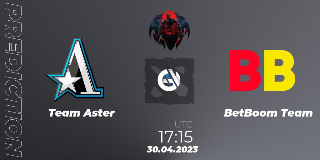 Prognose für das Spiel Team Aster VS BetBoom Team. 30.04.23. Dota 2 - The Berlin Major 2023 ESL - Group Stage