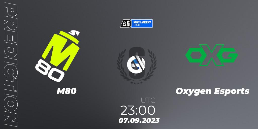 Prognose für das Spiel M80 VS Oxygen Esports. 07.09.2023 at 23:00. Rainbow Six - North America League 2023 - Stage 2