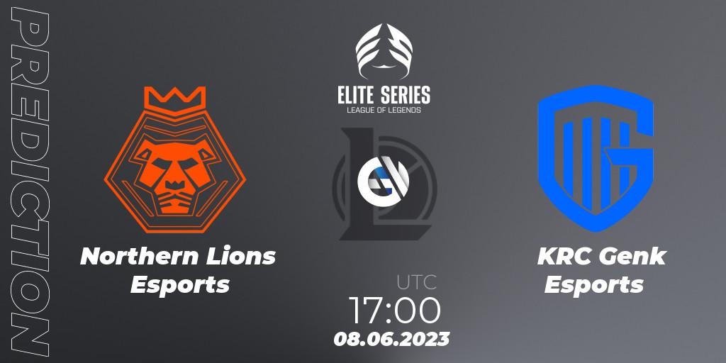 Prognose für das Spiel Northern Lions Esports VS KRC Genk Esports. 08.06.23. LoL - Elite Series Summer 2023