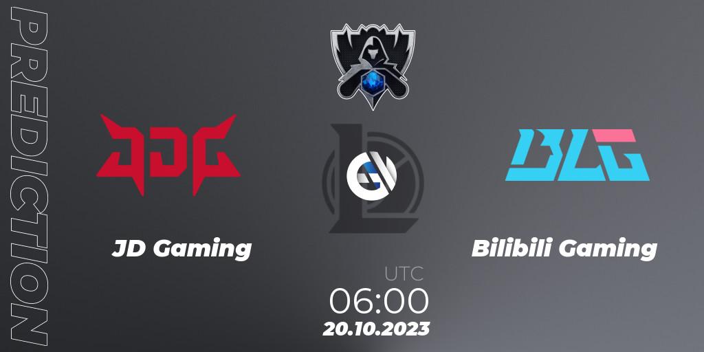 Prognose für das Spiel JD Gaming VS Bilibili Gaming. 20.10.23. LoL - Worlds 2023 LoL - Group Stage