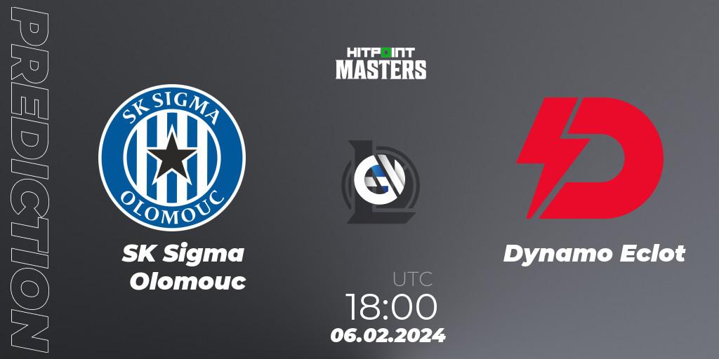 Prognose für das Spiel SK Sigma Olomouc VS Dynamo Eclot. 06.02.24. LoL - Hitpoint Masters Spring 2024