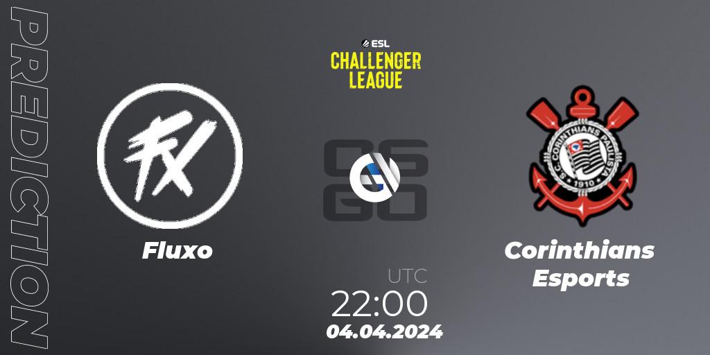 Prognose für das Spiel Fluxo VS Corinthians Esports. 04.04.24. CS2 (CS:GO) - ESL Challenger League Season 47: South America