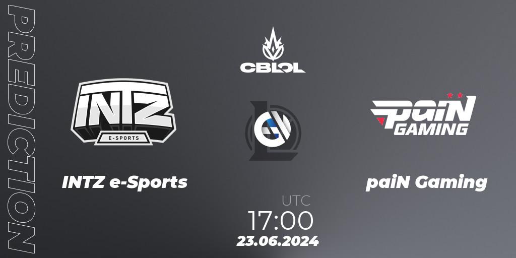 Prognose für das Spiel INTZ e-Sports VS paiN Gaming. 23.06.2024 at 17:00. LoL - CBLOL Split 2 2024 - Group Stage