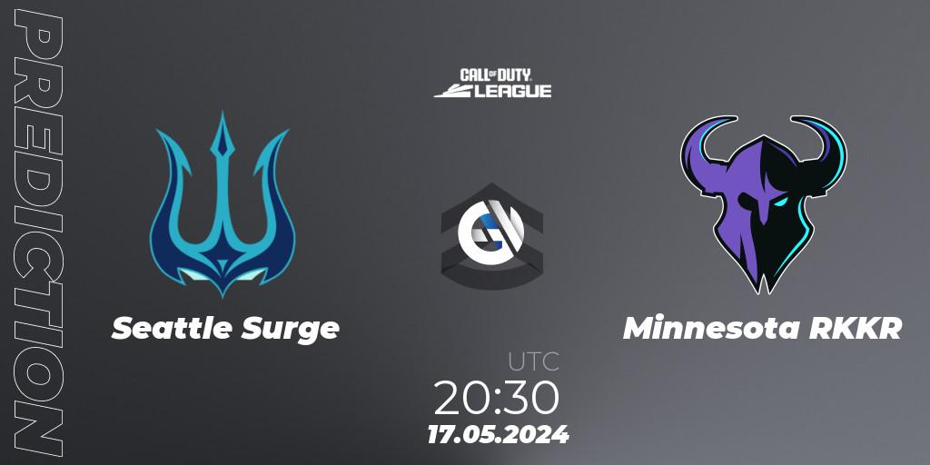 Prognose für das Spiel Seattle Surge VS Minnesota RØKKR. 17.05.2024 at 20:30. Call of Duty - Call of Duty League 2024: Stage 3 Major