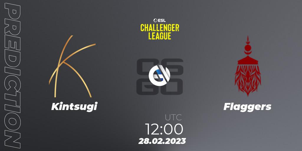 Prognose für das Spiel Kintsugi VS Flaggers. 28.02.23. CS2 (CS:GO) - ESL Challenger League Season 44: Asia-Pacific