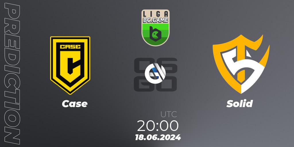 Prognose für das Spiel Case VS Solid. 18.06.2024 at 20:00. Counter-Strike (CS2) - Dust2 Brasil Liga Season 3