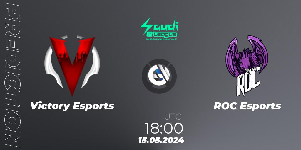 Prognose für das Spiel Victory Esports VS ROC Esports. 15.05.2024 at 18:00. Overwatch - Saudi eLeague 2024 - Major 2 Phase 1