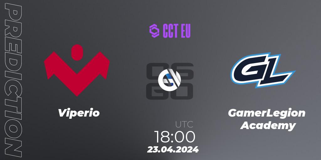 Prognose für das Spiel Viperio VS GamerLegion Academy. 23.04.24. CS2 (CS:GO) - CCT Season 2 Europe Series 2 Closed Qualifier