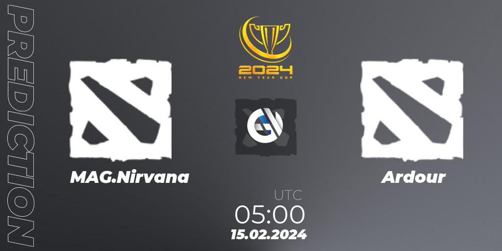 Prognose für das Spiel MAG.Nirvana VS Ardour. 17.02.2024 at 04:00. Dota 2 - New Year Cup 2024