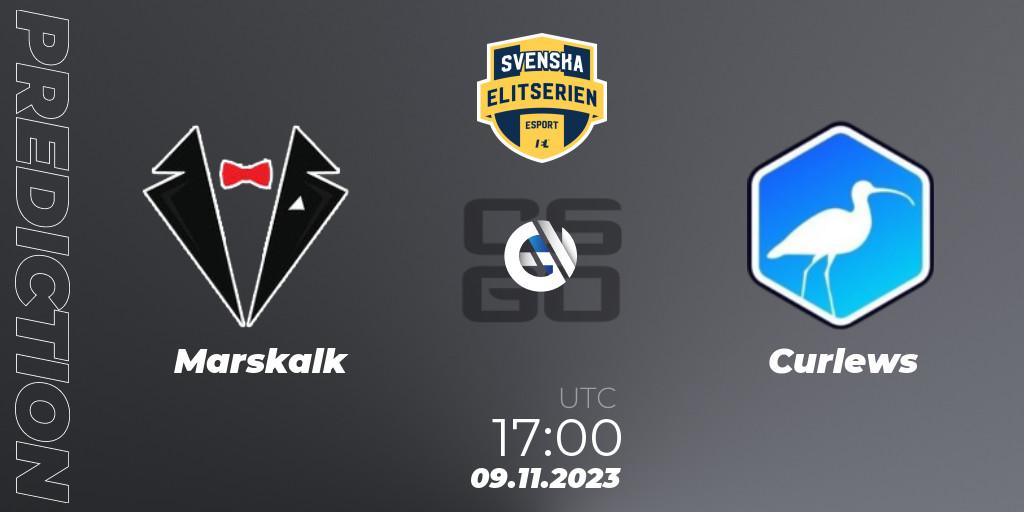 Prognose für das Spiel Marskalk VS Curlews. 09.11.2023 at 17:00. Counter-Strike (CS2) - Svenska Elitserien Fall 2023: Online Stage