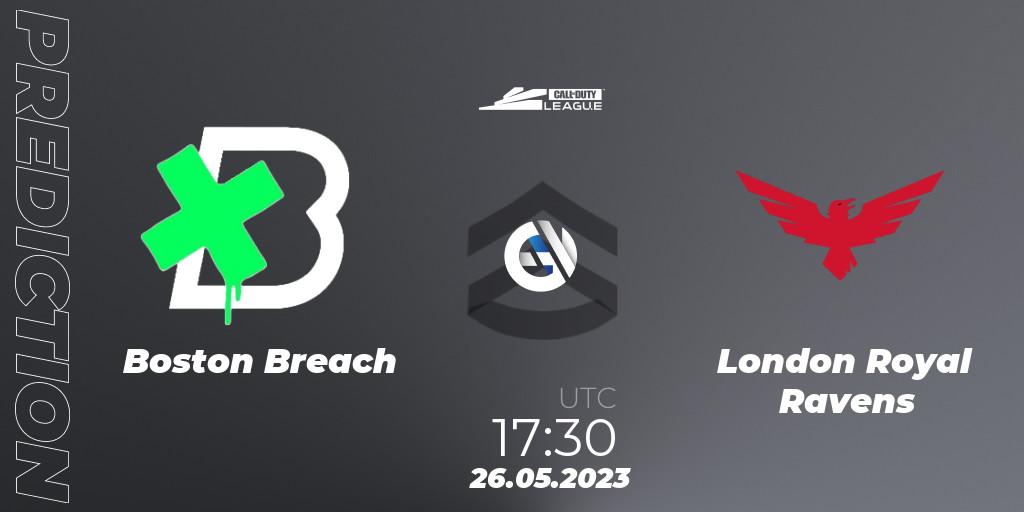 Prognose für das Spiel Boston Breach VS London Royal Ravens. 26.05.2023 at 17:30. Call of Duty - Call of Duty League 2023: Stage 5 Major