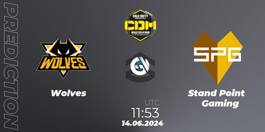 Prognose für das Spiel Wolves VS Stand Point Gaming. 14.06.2024 at 11:53. Call of Duty - China Masters 2024 S8: Regular Season