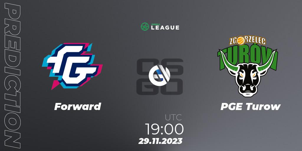 Prognose für das Spiel Forward VS PGE Turow. 29.11.23. CS2 (CS:GO) - ESEA Season 47: Advanced Division - Europe
