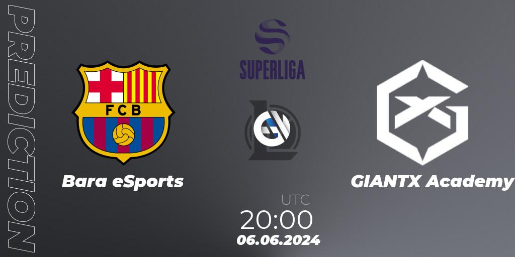 Prognose für das Spiel Barça eSports VS GIANTX Academy. 06.06.2024 at 20:00. LoL - LVP Superliga Summer 2024