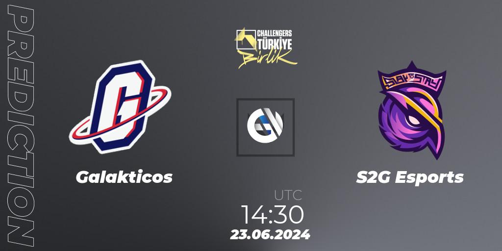 Prognose für das Spiel Galakticos VS S2G Esports. 23.06.2024 at 14:30. VALORANT - VALORANT Challengers 2024 Turkey: Birlik Split 2