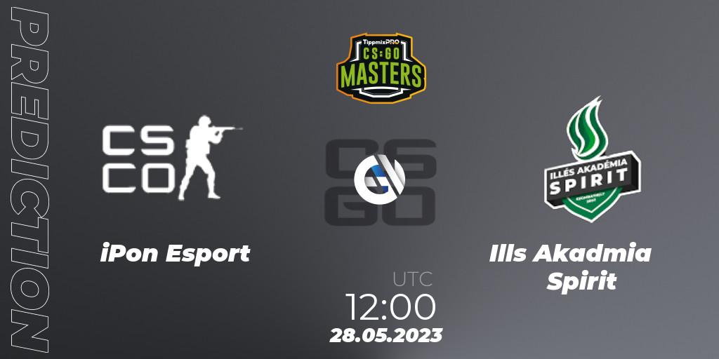 Prognose für das Spiel iPon Esport VS Illés Akadémia Spirit. 28.05.2023 at 12:00. Counter-Strike (CS2) - TippmixPro Masters Spring 2023