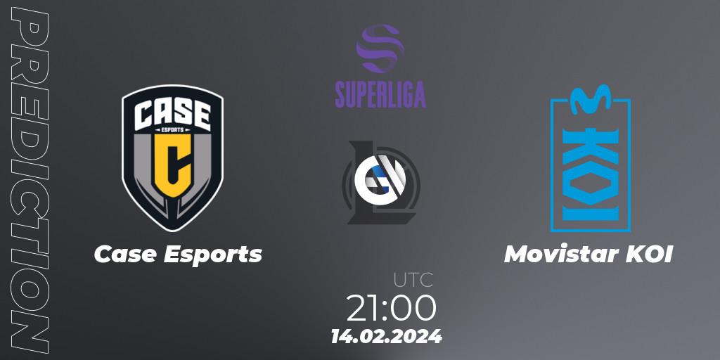 Prognose für das Spiel Case Esports VS Movistar KOI. 14.02.2024 at 21:00. LoL - Superliga Spring 2024 - Group Stage