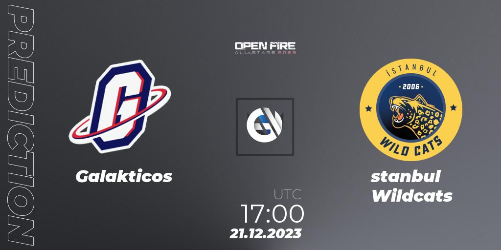 Prognose für das Spiel Galakticos VS İstanbul Wildcats. 21.12.2023 at 16:50. VALORANT - Open Fire All Stars 2023
