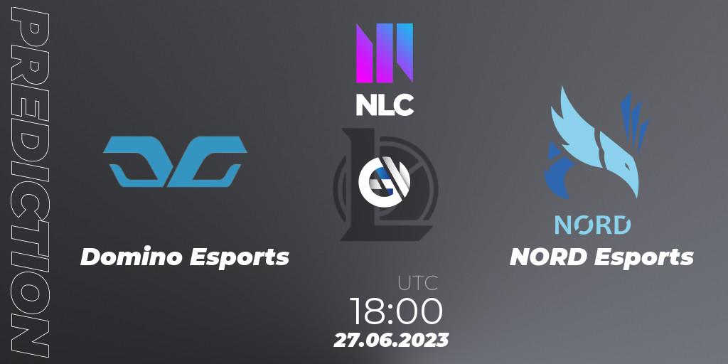 Prognose für das Spiel Domino Esports VS NORD Esports. 27.06.2023 at 18:15. LoL - NLC Summer 2023 - Group Stage