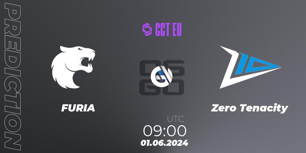 Prognose für das Spiel FURIA VS Zero Tenacity. 01.06.2024 at 09:00. Counter-Strike (CS2) - CCT Season 2 Europe Series 4