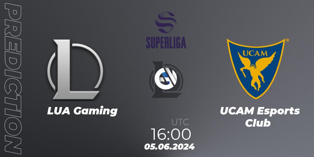 Prognose für das Spiel LUA Gaming VS UCAM Esports Club. 05.06.2024 at 16:00. LoL - LVP Superliga Summer 2024