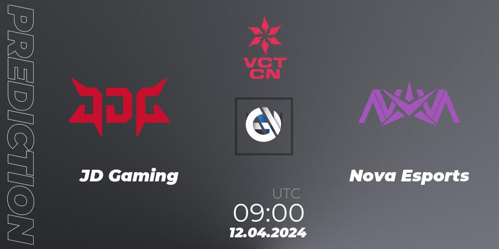 Prognose für das Spiel JD Gaming VS Nova Esports. 12.04.24. VALORANT - VALORANT Champions Tour China 2024: Stage 1 - Group Stage