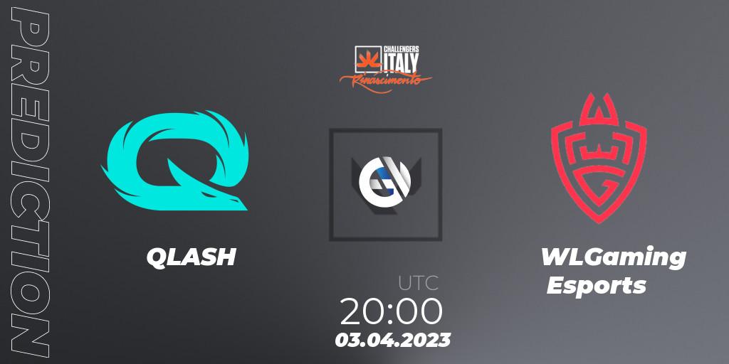 Prognose für das Spiel QLASH VS WLGaming Esports. 03.04.2023 at 20:10. VALORANT - VALORANT Challengers 2023 Italy: Rinascimento Split 2