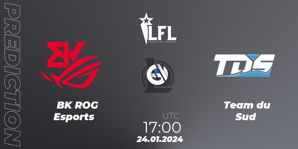 Prognose für das Spiel BK ROG Esports VS Team du Sud. 24.01.2024 at 17:00. LoL - LFL Spring 2024