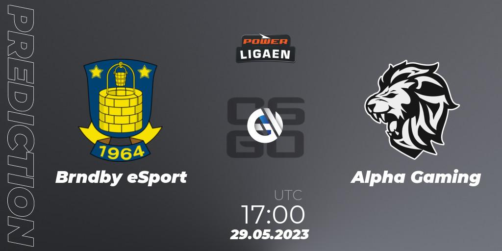 Prognose für das Spiel Brøndby eSport VS Alpha Gaming. 29.05.2023 at 17:00. Counter-Strike (CS2) - Dust2.dk Ligaen Season 23