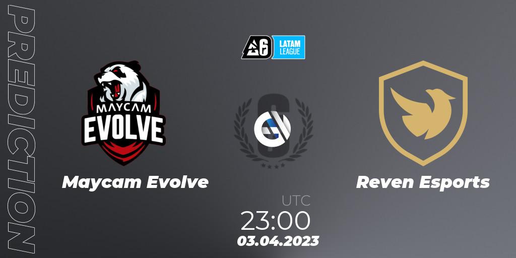 Prognose für das Spiel Maycam Evolve VS Reven Esports. 03.04.2023 at 23:00. Rainbow Six - LATAM League 2023 - Stage 1